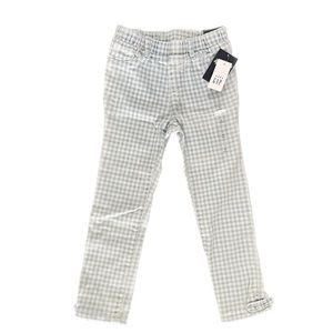Gap Gingham Pull-on Jean Leggings size 5 Years